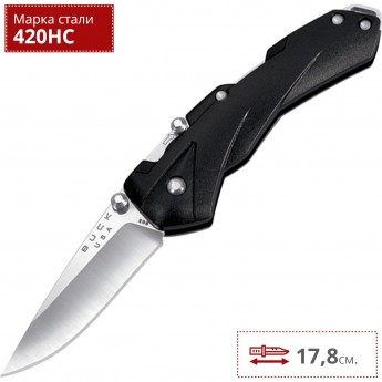 Нож BUCK 0288BKS QUICKFIRE BLACK Нож BUCK 0288BKS QUICKFIRE BLACK