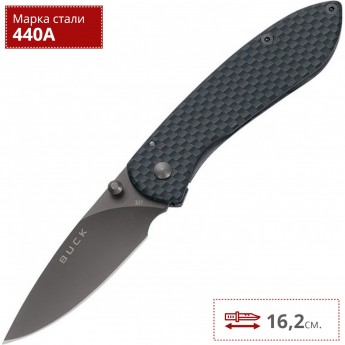 Нож BUCK 0327CFS NOBLEMAN CARBON Нож BUCK 0327CFS NOBLEMAN CARBON